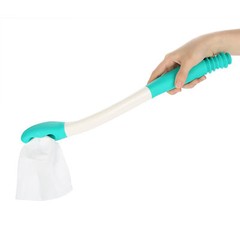 Toilet Aid Wiper Self Assist Bathroom Bottom Butt Wipe Helper Wand Long Aid ABE
