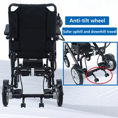 30lb Electric Wheelchair Folding Lightweight Portable Travel Mobility Powerchair