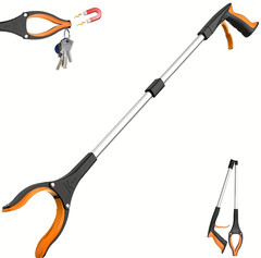 1PCS 32in Garbage Picker Gripper Tool with 360° Rotating Head – NEW
