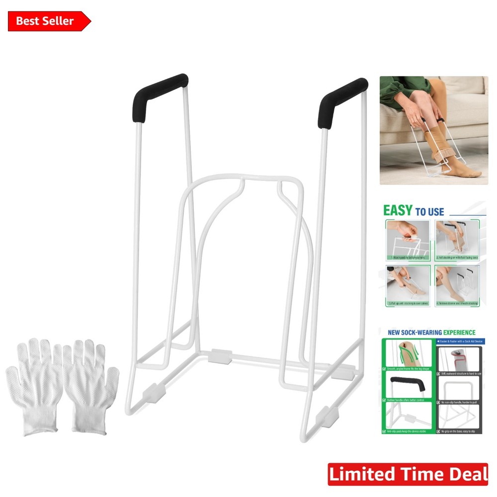 Easy-to-Use Compression Sock Aid for Seniors | Complete Dressing Set Included