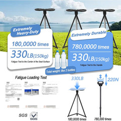 Walking Cane with Seat Support Aluminum Portable Stool for Seniors Adults Travel