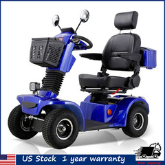500W 48V/20AH Four Wheels Mobility Scooter for Senior & Adult 330lbs Capacity