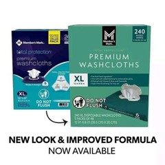 Member’s Mark Adult Washcloths -240, 480, & 960 Ct Option – Free & Fast Shipping