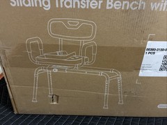Shower Chair | Sliding Transfer Tub Transfer Bench with 360° Swivel Seat | NEW!!