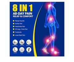 Orthopedic Insoles for Plantar Fasciitis, High Arch Support, Men & Women