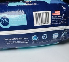 Because Overnight Protective Underwear, Size S/M, 20-Pack