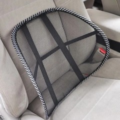 Car Seat Mesh Lumbar Back Cushion Support Brace Massage Home Office Chair Pad