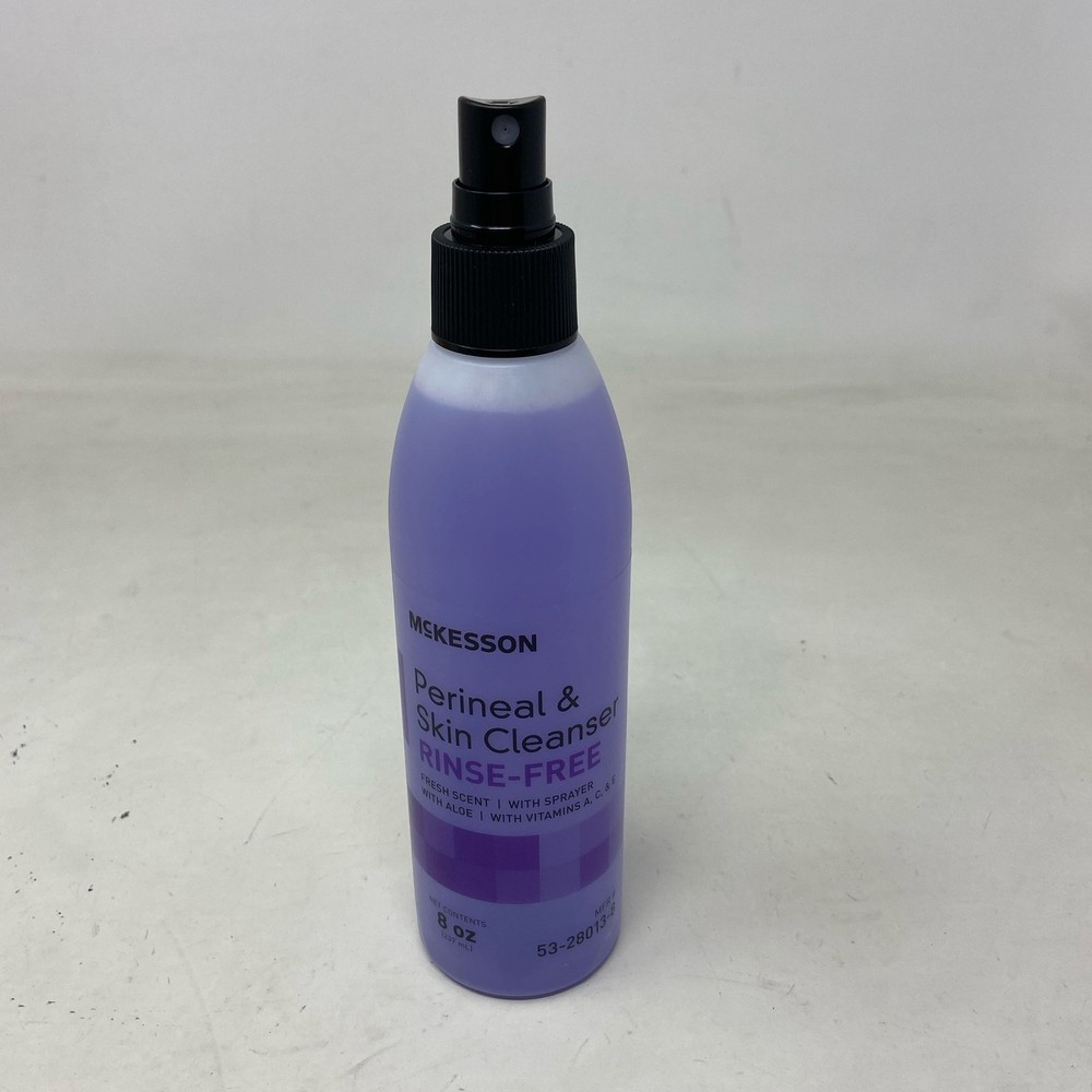 McKesson Perineal Skin Cleanser w/Aloe, Fresh Scent, 8 oz (Purple)