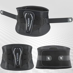 Back Brace for Lower Back Pain with Bionic Support System, Medium Black-Single