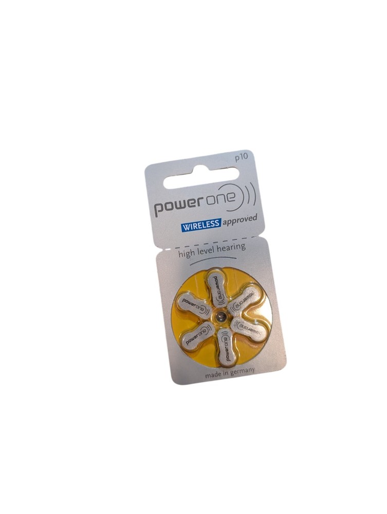 Power One Size 10 Hearing Aid Batteries P10 Yellow – LOT of 22 (Expired…