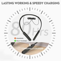 Neckband Hearing Aids Rechargeable Hearing Amplifier 80 Hours Working Time