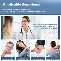 Cervical Neck Traction Device with Electric Pump – Adjustable Pain Relief Stretc