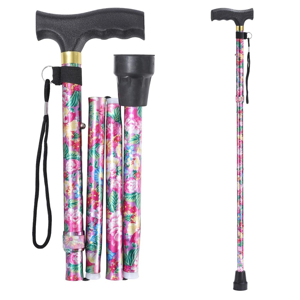 Cane for Women Stability, Sleek, Lightweight Walking Women, Pink