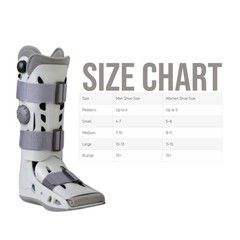 Aircast AirSelect Elite X Small Walking Boot Semi Rigid Shell Protection (Gray)