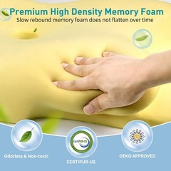 Ergonomic Cervical Pillow for Neck Pain Relief – Memory Foam Support