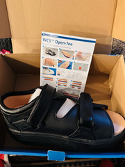 Brand New DARCO WCS™ Open-Toe Wound Care Shoe System LEFT SHOE ONLY