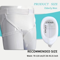 Urine Collection Bag Wearable Urinal for Men Portable Male Urine Collection Bag