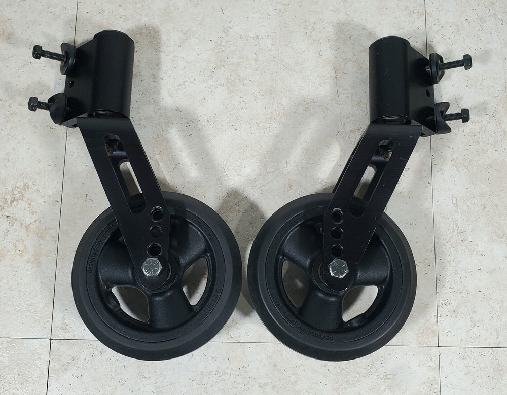 Quickie 2 Folding Manual Wheelchair Caster Wheels With Forks + Mounts