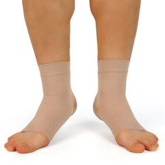 Pair Ankle Support Brace Compression Sleeve Plantar Foot Fasciitis Wrap Sports