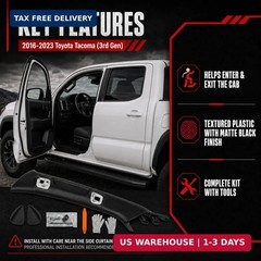 Driver Side A-Pillar Grab Handle Fits 2016-2023 Toyota Tacoma 3rd Gen, OEM-Style