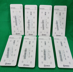 Widex Elan Double Dome Ear Tip Size L LOT OF 8 PKGS OF 10 DATED 2014