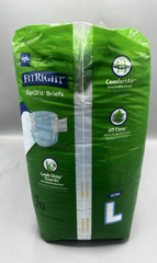 Adult Incontinence Briefs FitRight OptiFit Ultra, Large, 44-56 in, 20 Count NEW