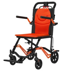 Portable Lightweight Folding Transport Wheelchair Narrow 16.2″ Seat for Seniors