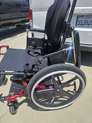 HEAVY DUTY Ki Focus cr 22″ 400LB MAX Tilt In Space Wheelchair HD used Red