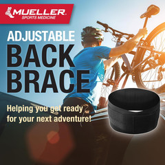 MUELLER Sports Medicine Adjustable Back Brace, Ideal for Upper and Lower Back Pa
