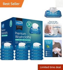 Disposable Aloe Wipes for Adults – 600 Count, Perfect for Cleansing & Care