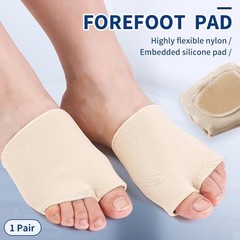 Silicone Gel Forefoot Pads Foot Pain Relief Cushion Shoe Insole Protector