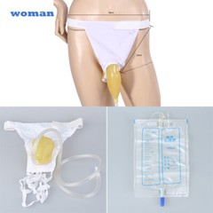 1000ml Female Portable Wearable Urinal Urine Bag Collector Toilet Women Travel