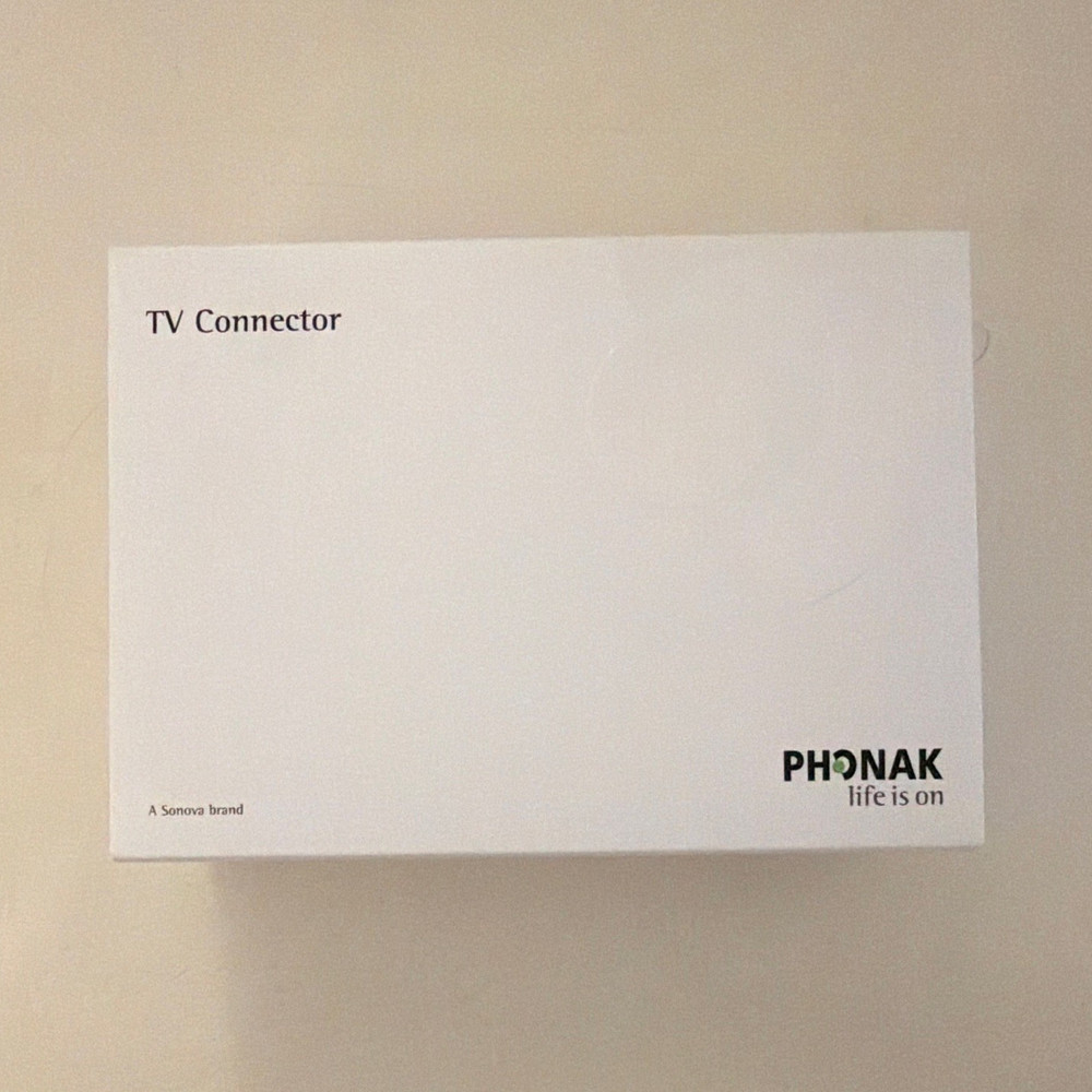 PHONAK TV CONNECTOR V2 Dolby Digital Version Complete w/Optical USB Cables NIOB