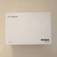 PHONAK TV CONNECTOR V2 Dolby Digital Version Complete w/Optical USB Cables NIOB