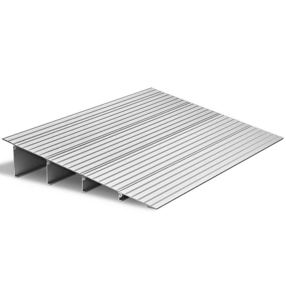 VEVOR Door Threshold Ramp 4 in Rise Threshold Ramp for Wheelchair Rated 800 lbs