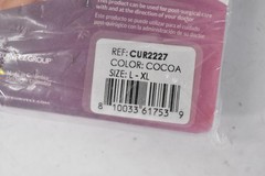 CURVEEZ Compression Strap L-XL Brown Adjustable Slimming Nylon Elastane