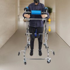Walking Aid Patients Rehabilitation Walking Aid 100kg-Load Adult Standing Walker