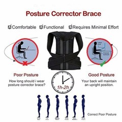 For Men Women Posture Corrector Support Lower Upper Back Shoulder Brace Belt USA