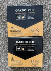 OAKDOLCHE A312/PR41 312 Hearing Aid Batteries Zinc-Air 1.45V 180mAh 60 counts