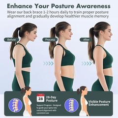 Breathable Posture Corrector for Men & Women, Back & Shoulder Support