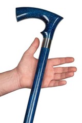 Dr. Watson – Handcrafted Wooden Walking Stick, Walking Cane with Duke Handle