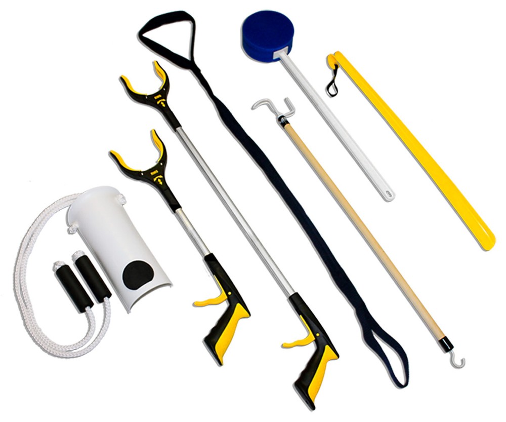RMS 7-Piece Hip Knee Replacement Kit (19″ & 32″ Reacher included)
