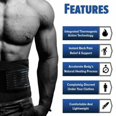 Back Support Lower Back Brace Pain Relief Lumbar Support Belt for Men and Womens