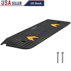 Rubber Curb Ramp 1″ Rise Non-Slip Heavy Duty 15000kg Load Threshold Ramp New