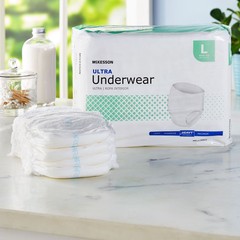 McKesson Adult Disposable Pull On Up Underwear Diapers L Heavy Absorbency 72 Ct