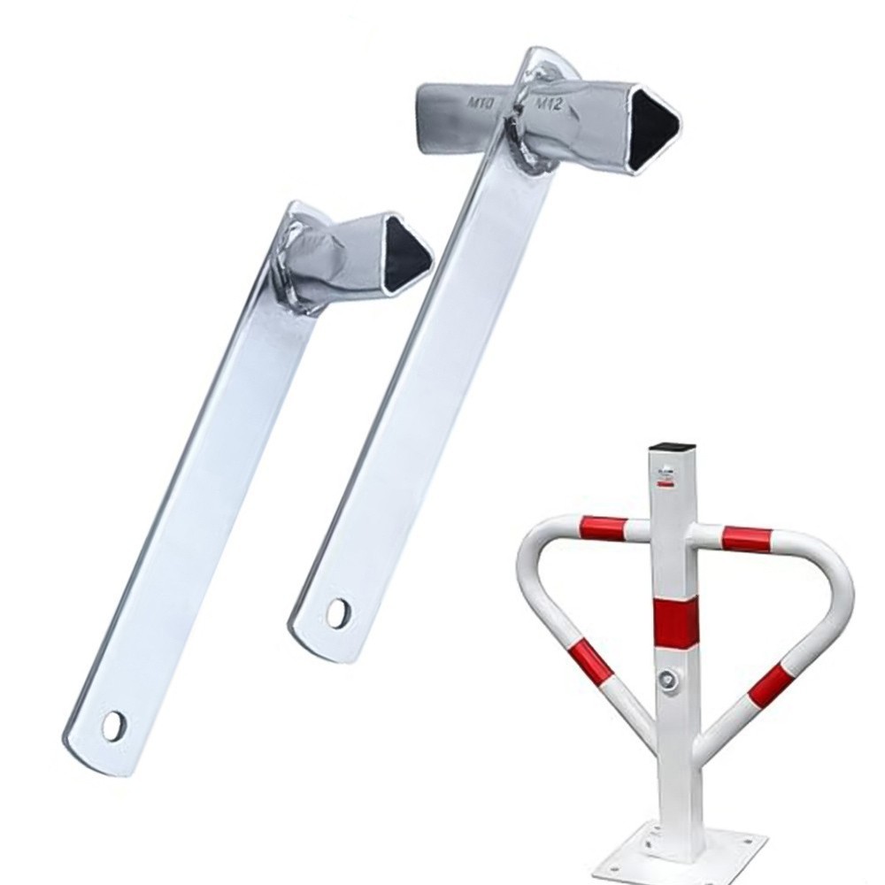 Sturdy Triangular Key for M10 For Barrier Post Applications in Outdoor Use