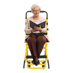 Folding 4-wheel Evacuation Chair Ems Medical Emergency Patient Transfer Chair.