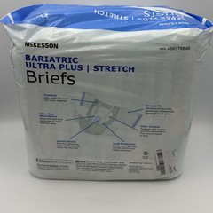 McKesson Bariatric Ultra Plus Stretch Briefs XXL/3XL 58-77in Heavy Absorbency