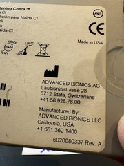 Advanced Bionics Naida CI Listening Check REF CI-5823 SPN 306-M105 New In Box
