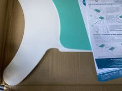 Buckingham Glideboard Patient Transfer Board Sliding Mobility Aid White Teal UK